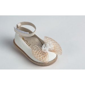 Παπουτσάκι βάπτισης περπατήματος δερμάτινο K567E