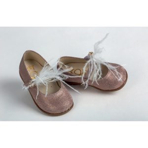 Παπουτσάκι βάπτισης περπατήματος δερμάτινο K574P